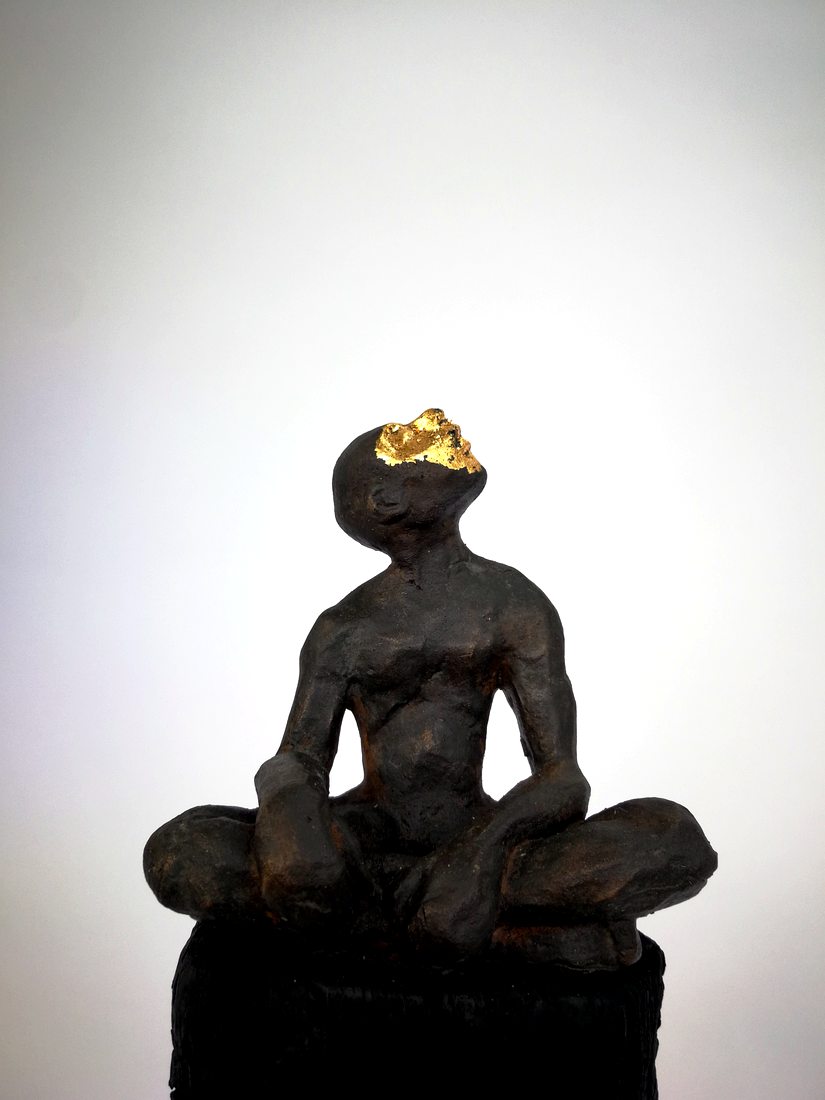 Look Up, Bronze work by Joachim Seitfudem