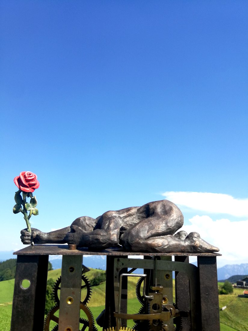 Sadness, Bronze work by Joachim Seitfudem