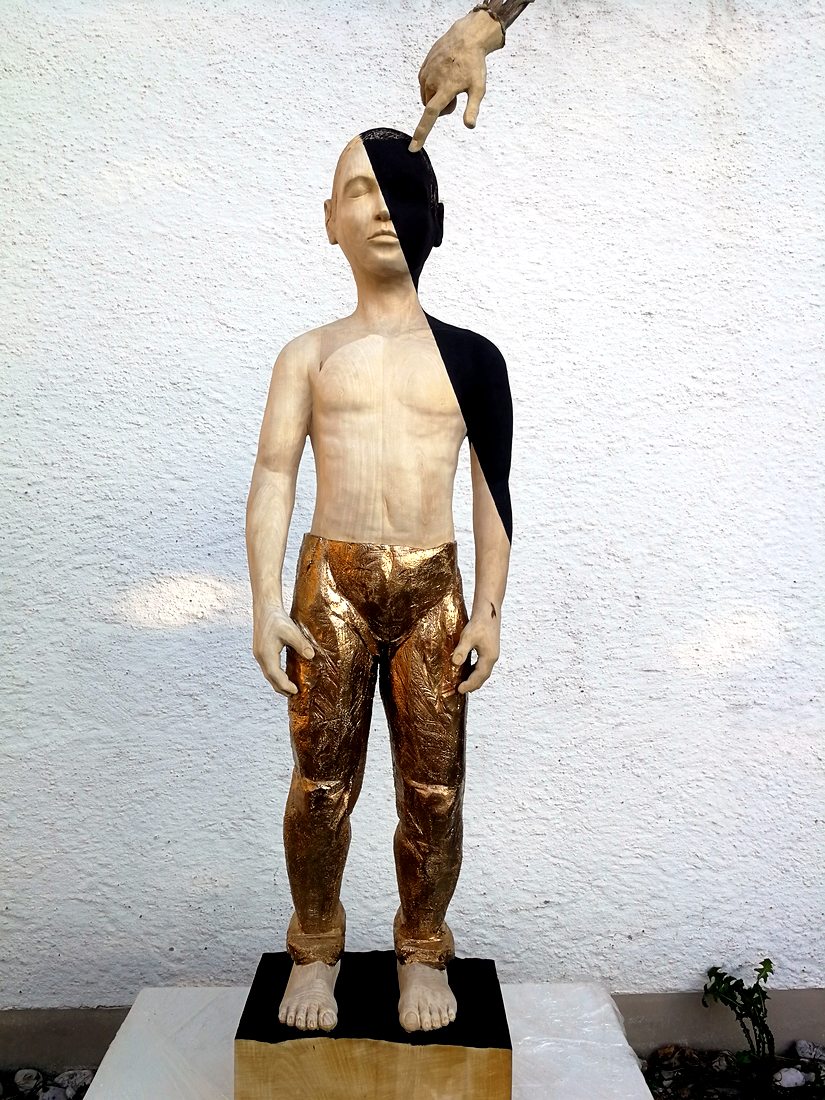 Awakening, Wood work by Joachim Seitfudem