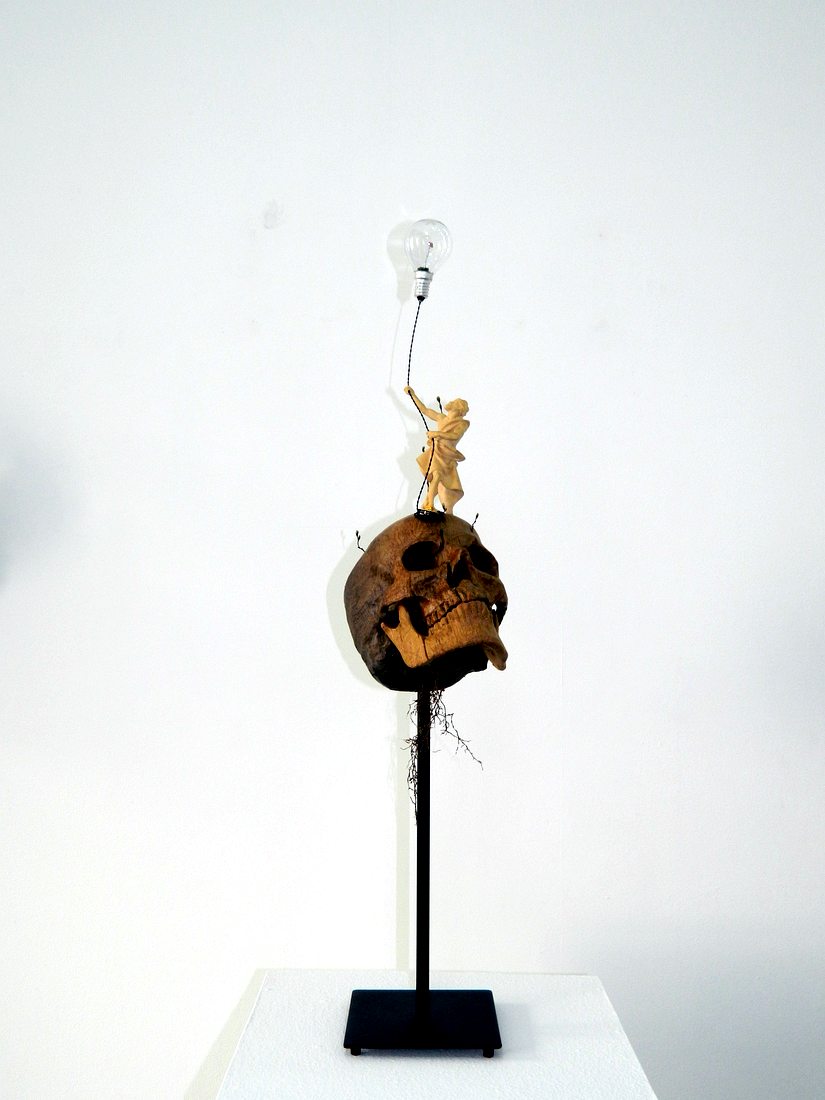 The Old Man´s Dream 1, Wood work by Joachim Seitfudem