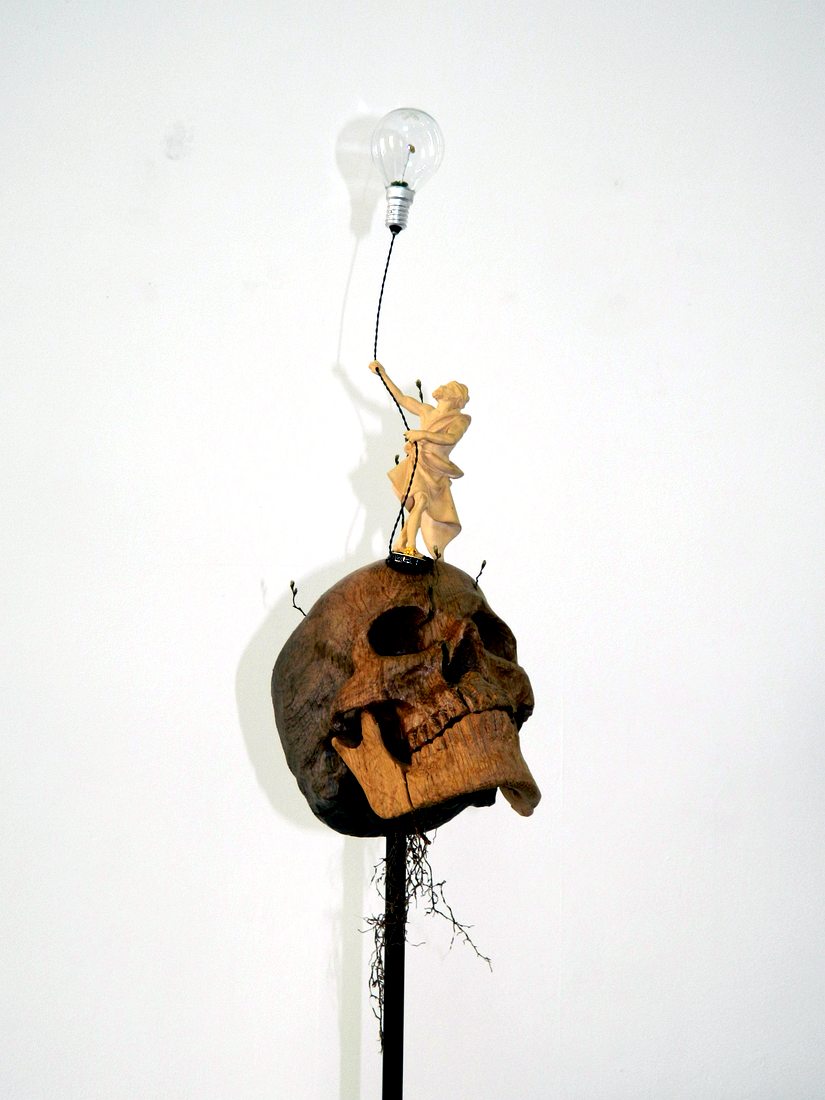 The Old Man´s Dream 2, Wood work by Joachim Seitfudem