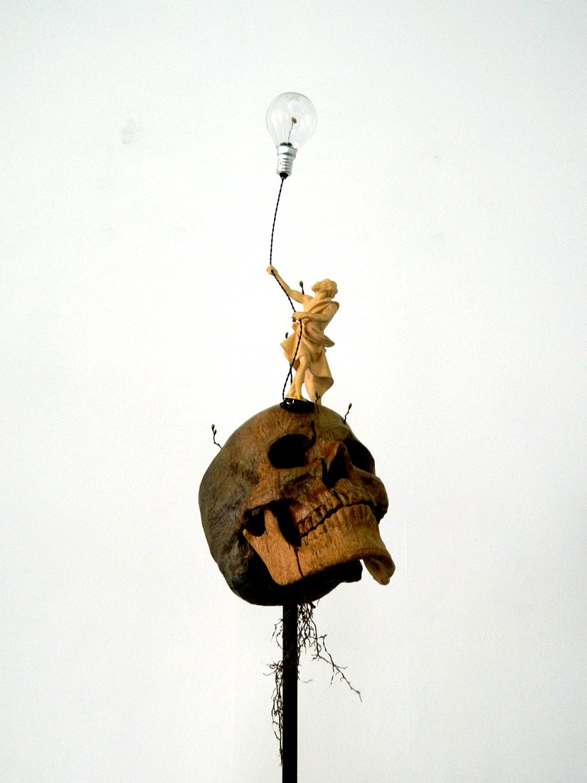 The Old Man´s Dream 3, Wood work by Joachim Seitfudem